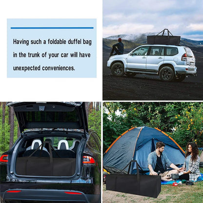 Outdoor Camping Storage Bag - Canvas Tent Pole Organizer Pouch for Travel, Picnic & Hiking Gear