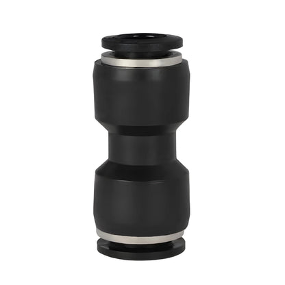 High Quality Pneumatic Air Tube Quick Connector Fitting – Black PU/PE/NY Pipe Fittings 3–16mm Industrial Hose Adapter Set