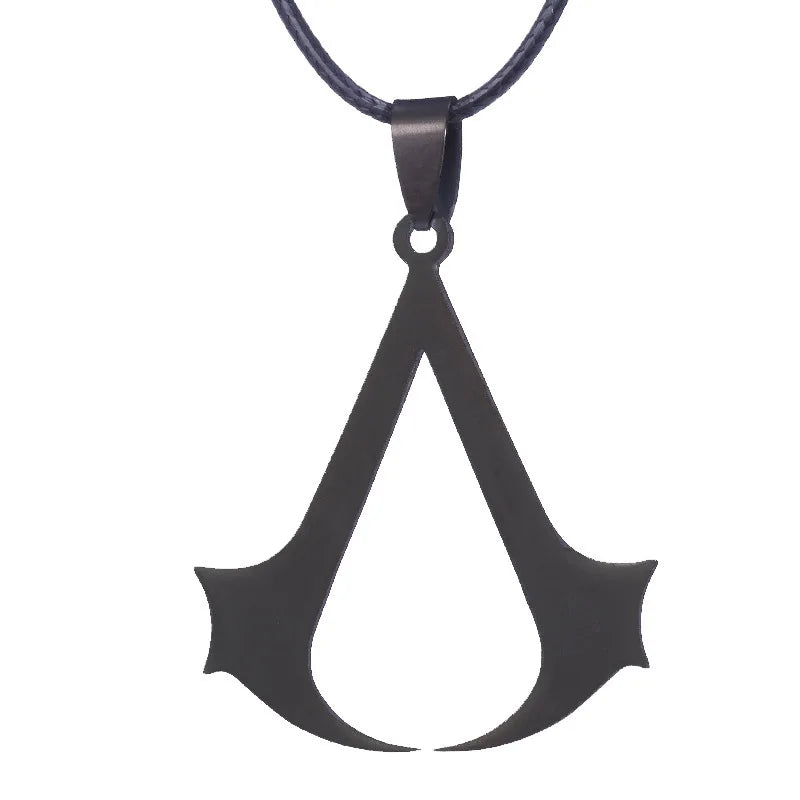 Assassin Syndicate Creed Pendant Necklace - Stainless Steel Game Cosplay Jewelry Gift