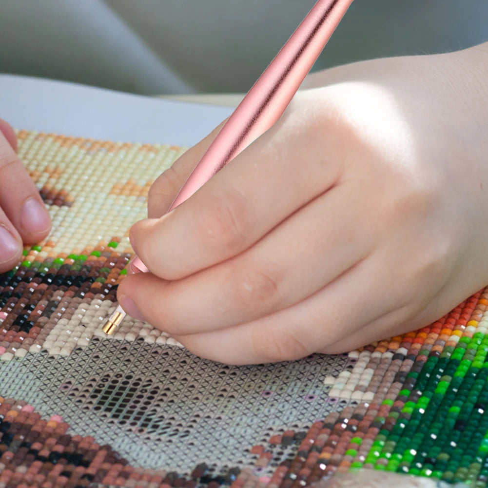 DIY Electric Diamond Painting Pen Set — Portable USB Vacuum Suction Kit