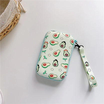Lanyard Storage Bag Case for R36S/R36H/RG35XX/R36 Ultra/K36 — Protective Handbag Pouch for Video Game Console Accessories