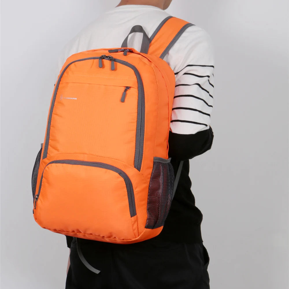 Lightweight Foldable Backpack - Waterproof Packable Daypack for Men & Women, Outdoor Travel, Hiking, Cycling & Camping Shoulder Bag