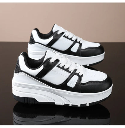 Four-Wheel Roller Shoes for Boys & Girls – Casual Outdoor Sports Sneakers with Pulleys, Slide & Shrink School Walking Shoes
