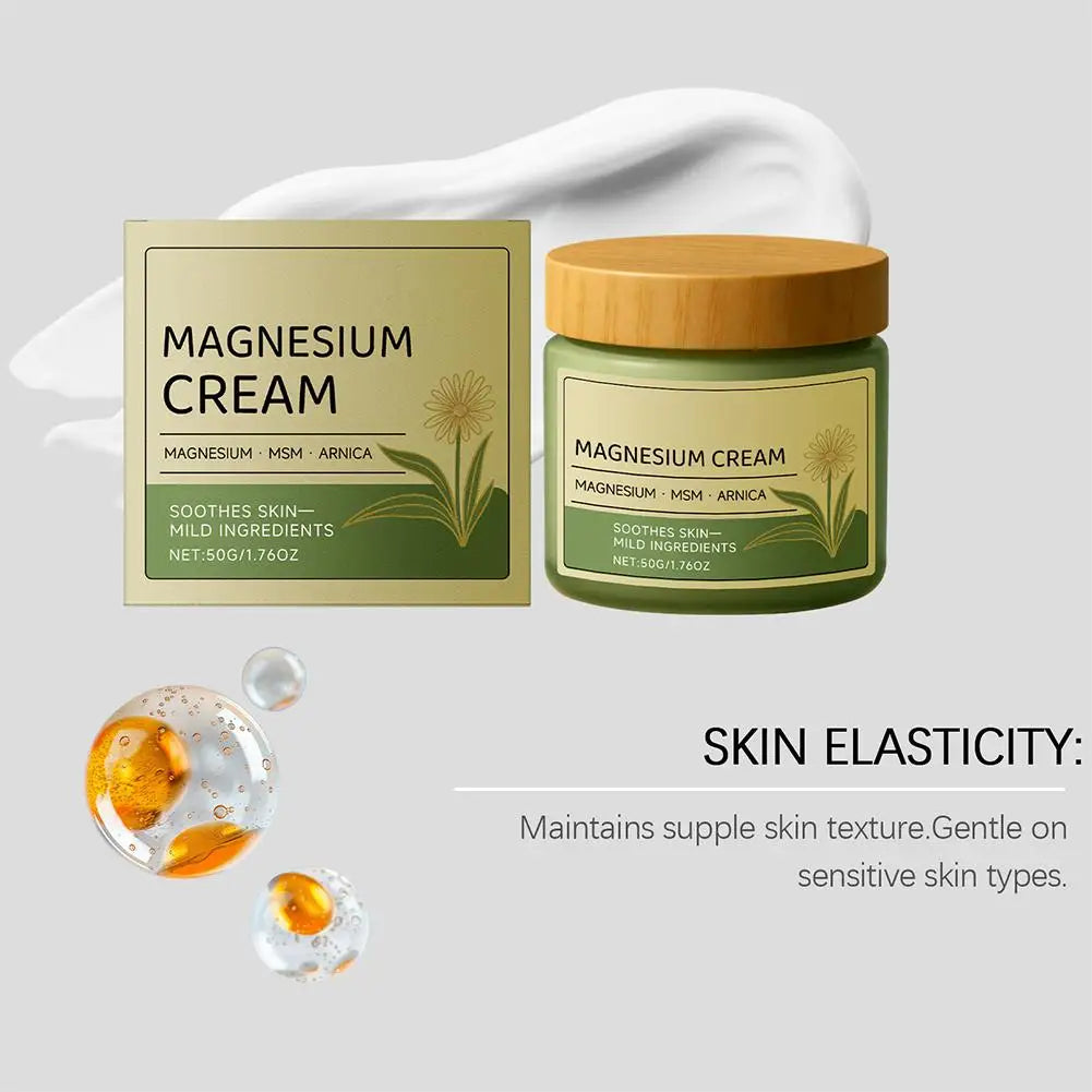Magnesium Soothing Body Cream - Deep Moisturizing Muscle & Joint Comfort Cream for All Skin Types