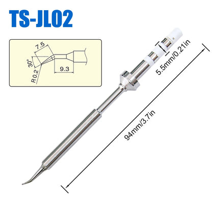 Pine64 TS100 TS101 Soldering Iron Tips – Replacement for Pinecil V2 & TS Series Models, B2 ILS BC2