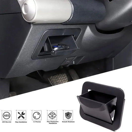 Toyota FJ Cruiser Armrest Storage Box - Center Console Hidden Organizer Holder Accessory 2007-2021
