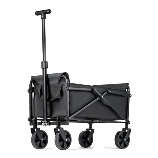 Foldable Outdoor Utility Cart - Heavy Duty Portable Camping, Picnic, Beach & Shopping Wagon