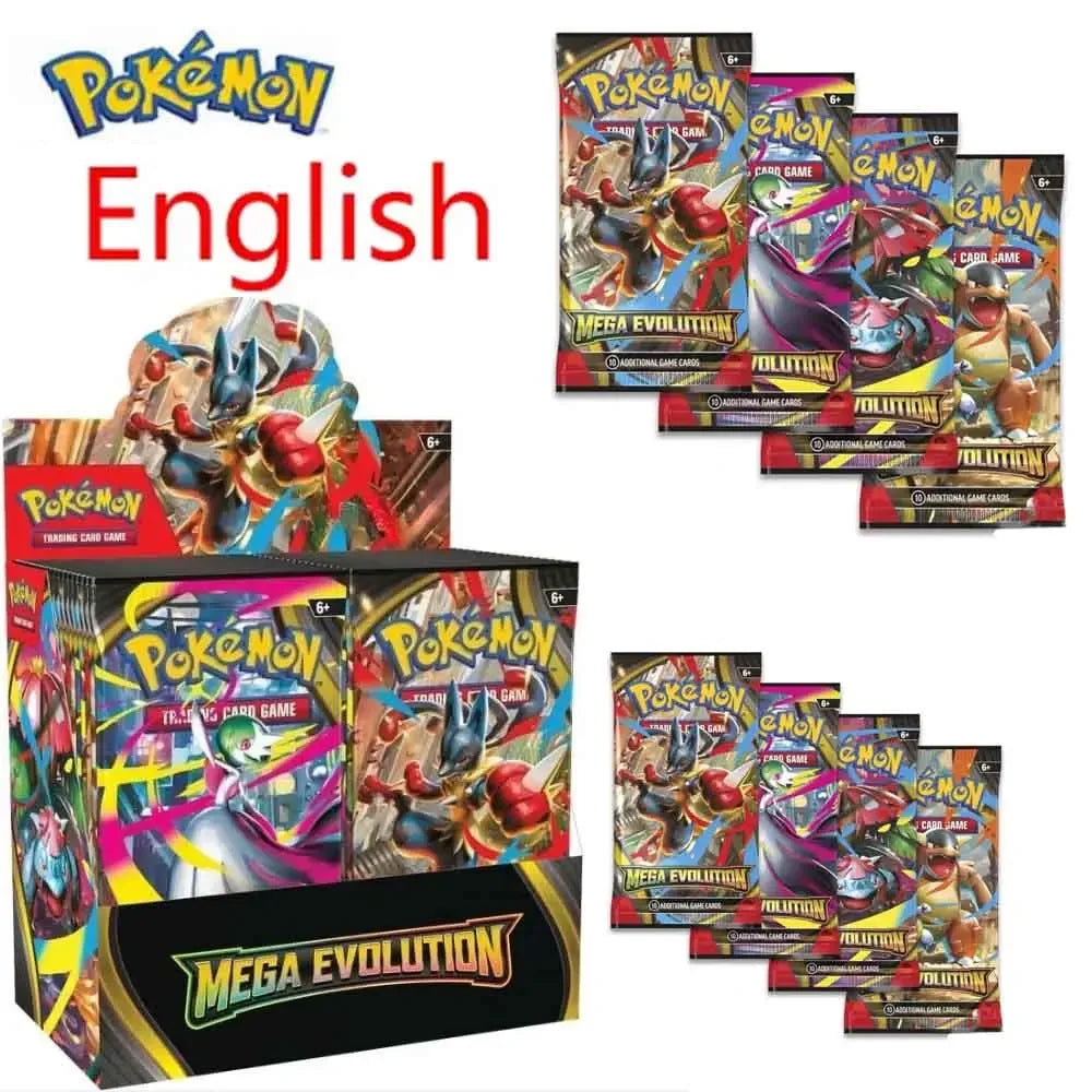 360PCS Pokémon MEGA EVOLUTION Card Set — Scarlet & Violet 151 Phantasma Flames Prismatic English Booster Battle Cards