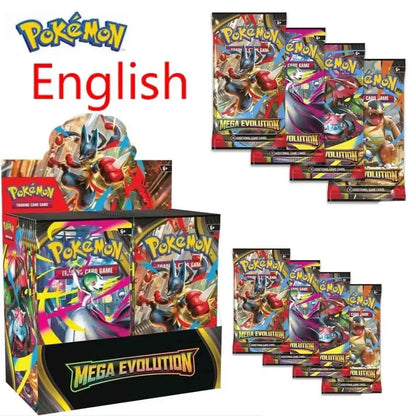 360PCS Pokémon MEGA EVOLUTION Card Set — Scarlet & Violet 151 Phantasma Flames Prismatic English Booster Battle Cards