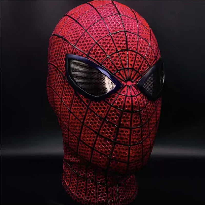 Magnetic Spider-Man Lens Mask - Garfield Style Spandex Head Mask for Cosplay, Collectors & Fans