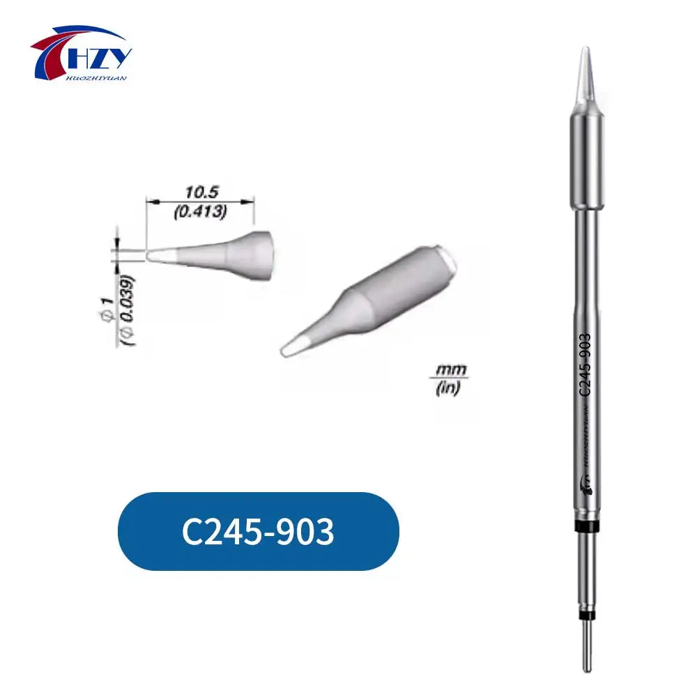 HZY C245 Soldering Iron Tips Set – Universal T245 Compatible Tips for Phone Repair & Soldering Stations