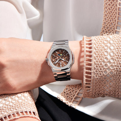 2024 PAGANI DESIGN Women's Luxury Quartz Watch – Sapphire Waterproof Wristwatch Gift for Her