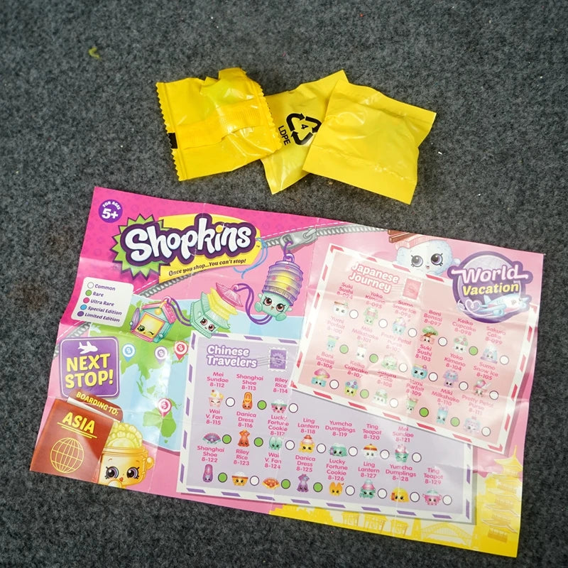Shopkins Supermarket Mini Figurines Blind Bags – Cute Fruit & Elf Miniature Toys for Kids & Collectibles