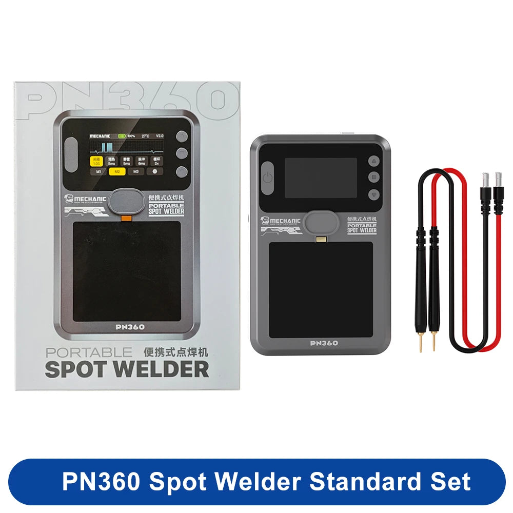 Macaron Portable Spot Welding Machine – Double Pulse Battery Welder for Mobile Phone & DIY Projects