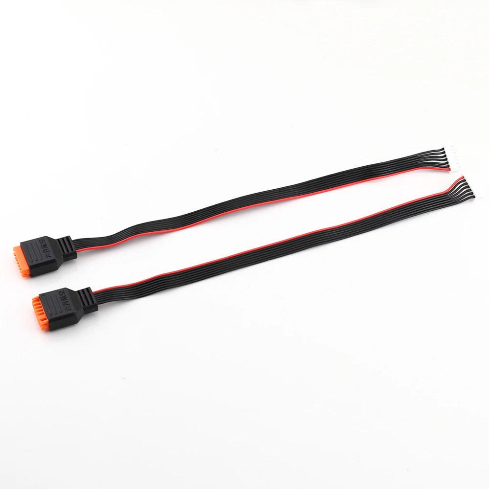 2PCS Charger Extension Cable for 2-6S Lithium Batteries - Balanced Head for HOTA D6Pro, ISDT Q6 M8 M6