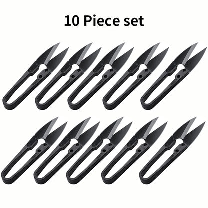 WUTA Antirust Thread Scissors – Professional Tailor U-Shaped Metal Blade Cutter for Sewing & DIY Needlework
