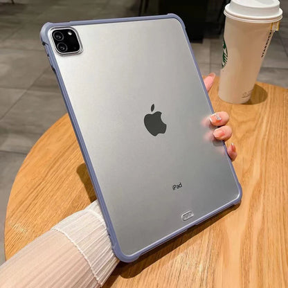 Translucent Matte iPad Case – Compatible with iPad Air, Pro (2025), 10.2–13 inch All Generations, Slim Protective Funda Cover Case