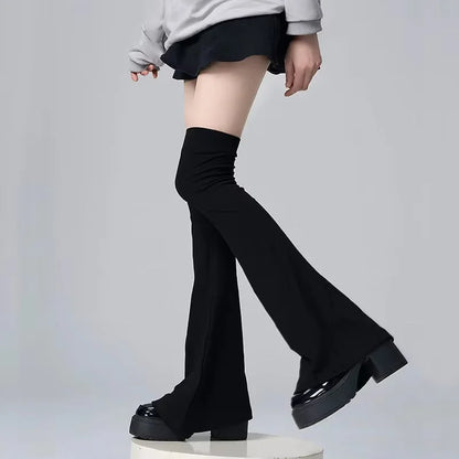 CHUANGERM Y2K Japanese Over-the-Knee Leg Stockings - Elastic Slimming Cuffs & Fashion Accessories