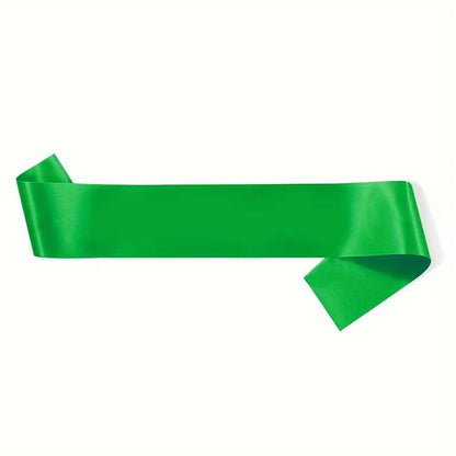 Custom Satin Sash - Personalized Text & Logo for Birthday, Wedding, Graduation, Retirement and Party Events