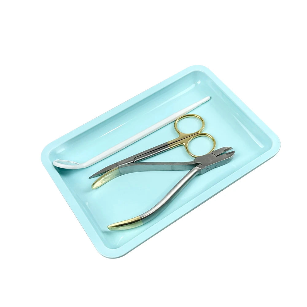 Stainless Steel Dental Sterilization Tray – Medical Instrument Disinfection Rack for Dentistry Tools & Clinical Use