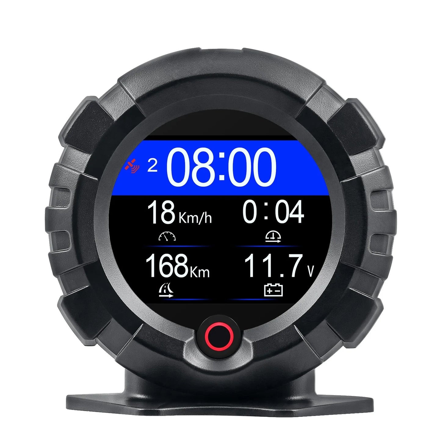 X95 Car GPS Digital Head-Up Display – Inclinometer Speedometer with Slope, Pitch, Altitude & Latitude Meter