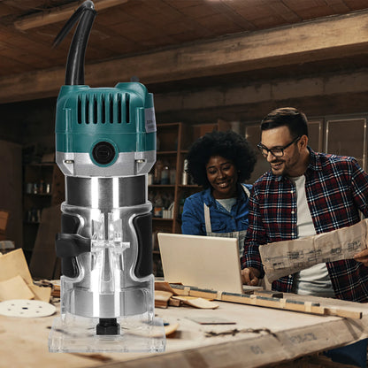 Multifunctional Woodworking Electric Trimmer - Router, Milling, Engraving & Slotting Carving Tool