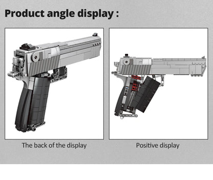 ZKZC WW2 Military Weapon Building Block Set – Shotgun, Sniper & Assault Rifle Toy for Kids Gifts