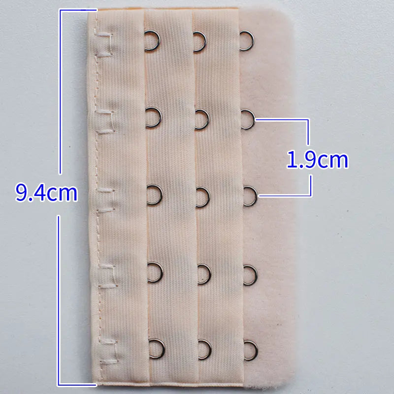 2PCS/4PCS Strap Extender Set – 3-Hook, 5-Row Adjustable Candy Color Bra Extenders for Women