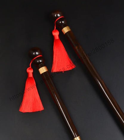 58cm Sandalwood Shoe Horn - Professional Flexible Long Handle with Brass Spoon, Shoe Lifter & Home Tool