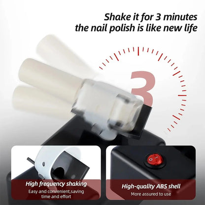 JOYSTAR Model Paint & Nail Lacquer Shaker Machine – Even Mixing Tool for Nail Art, Tattoo Ink & Hobby Paints