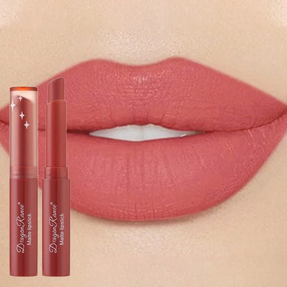Nude Matte Waterproof Lipstick – Long-Lasting Velvet Red Lipsticks for Women, Non-Fading Lip Makeup