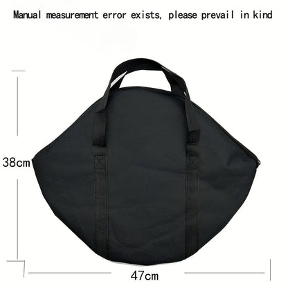 Baking Pan Storage Bag with Handle – 600D Oxford Waterproof Wear-Resistant Kitchen BBQ Tool Bag, 47x38cm