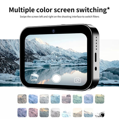 New 4K Digital Camera – Night Vision, Triple Lens, 3-Inch HD Touch Screen, 64MP, OTG Transmission, 3600mAh Battery