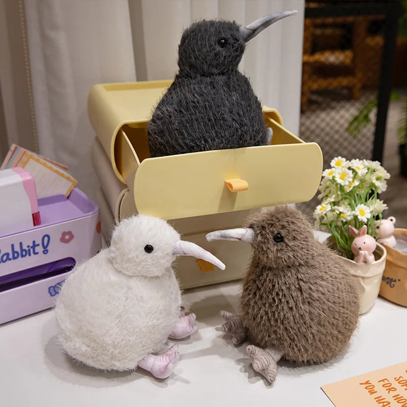 Soft Kiwi Bird Plush Toy — 20-35cm Cute Stuffed Animal Doll for Kids, Birthday Gift Toy
