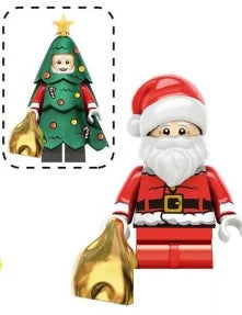 Christmas Building Blocks Toy Set – Santa Claus & Reindeer Action Figures Gift