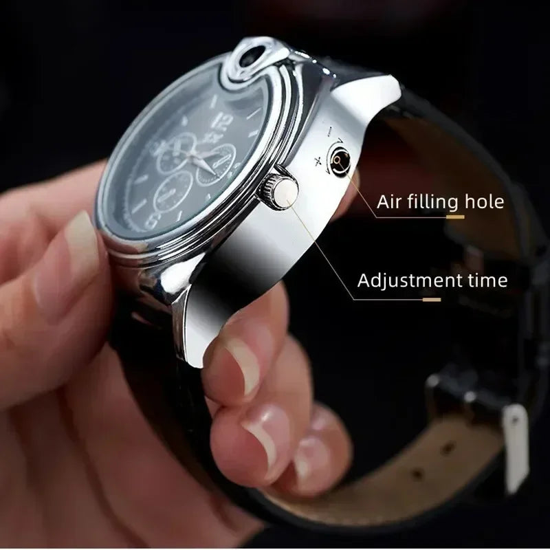 2025 Outdoor Metal Gas Lighter – Windproof Portable Inflatable Flame Lighter, Cool Fashion Gift for Smoking