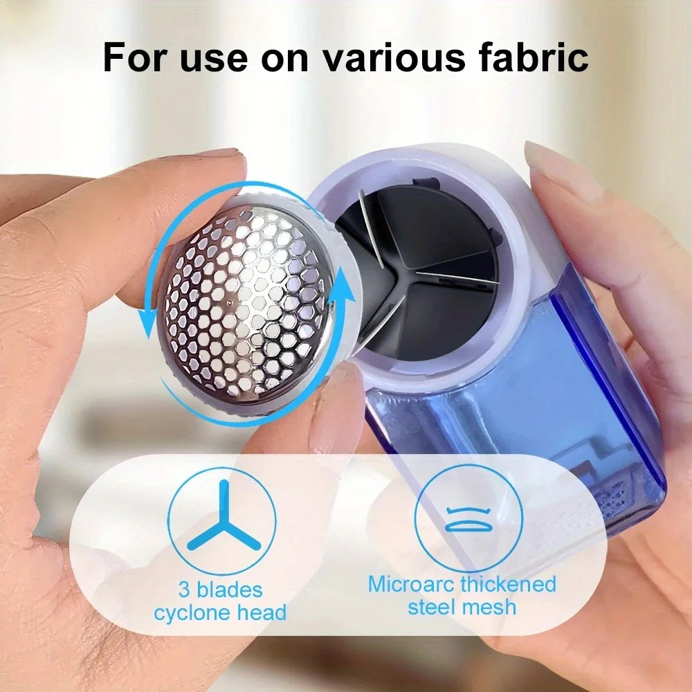 Electric Lint Remover – Battery-Powered Hairball Trimmer for Clothes and Furniture