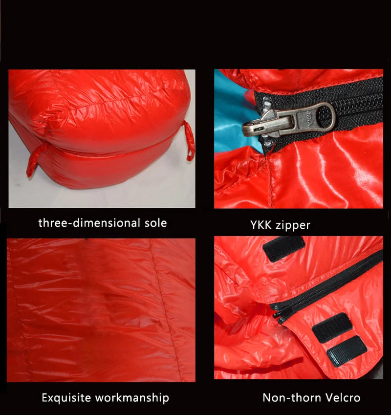 Ultralight Goose Down Sleeping Bag - Warm Adult Camping & Hiking Travel Sleeping Bag