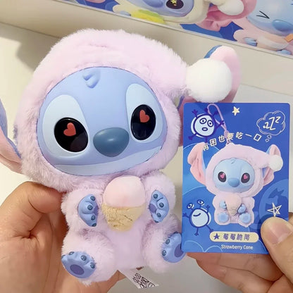 Miniso Disney Stitch Vinyl Blind Box – 'Eat Something Before Sleep' Series Mystery Bag Pendant Toy, Cute Collectible Gift for Adults