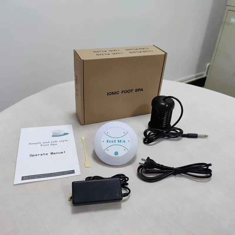 New Ionic Foot Detox Spa Machine: Mini Ionic Detoxifier for Home Use - Relaxing Foot Massage Without Basin