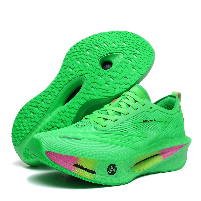 Carbon Plate Marathon Running Shoes - Lightweight Breathable Athletic Sneakers for Men & Women