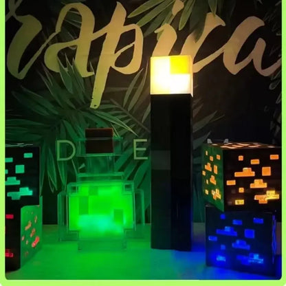 Brownstone Torch LED Night Light – USB Rechargeable Table Lamp for Game Room, Kids, and Festival Decor Gifts