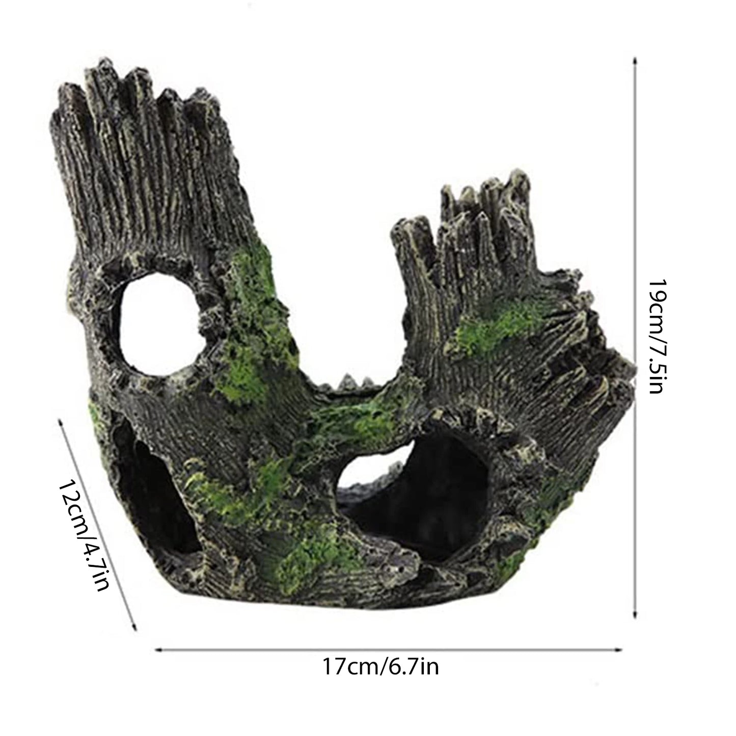 Fish Tank Resin Bridge Decoration — Artificial Aquarium Landscape Ornament & Cave Accessory for Aquatic Pets