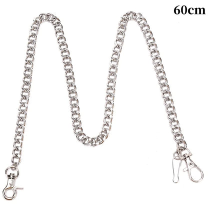Punk Rock Metal Waist Chain Keychain – Unisex Hip-Hop Jewelry for Jeans, Wallets & Accessories