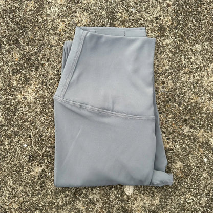 Women's High Waist Yoga Leggings - Soft Butter Fabric Fitness Pants With Back Waist Pocket For Gym & Sports Training