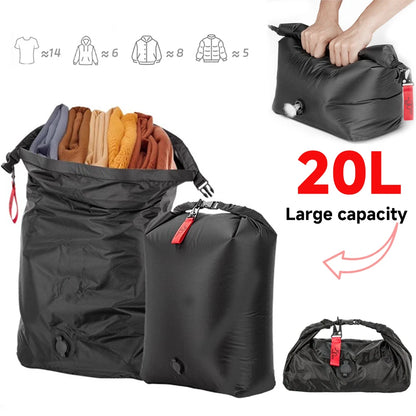 Vacuum Compression Storage Bag – Large Waterproof Luggage & Clothes Organizer for Travel