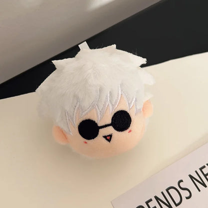 Jujutsu Kaisen Plush Pendant - Gojo Satoru & Geto Suguru Soft Stuffed School Bag Charm for Kids