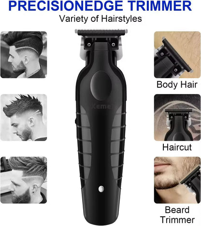 Kemei Professional Hair Clipper Kit – KM-2296, KM-2299, KM-1102 Electric Shaver & Cordless Trimmer for Men’s Hair Cutting