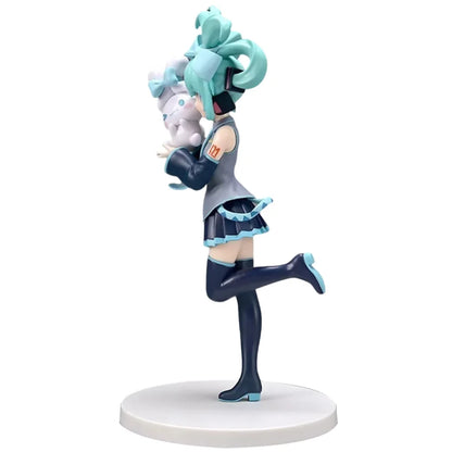 20CM Anime Hatsune Miku x Cinnamoroll Figure – Collectible Decorative Model, Kawaii Gift for Kids