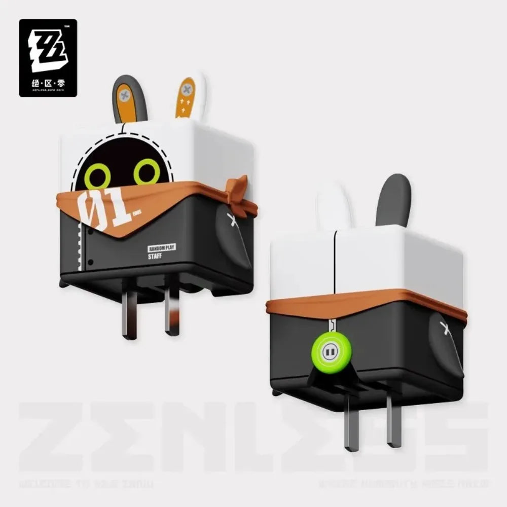 Zenless Zone Zero Type-C 35W Charger Cover - Foldable Quick Charger Silicone Protective Case Game Character Accessory Gift
